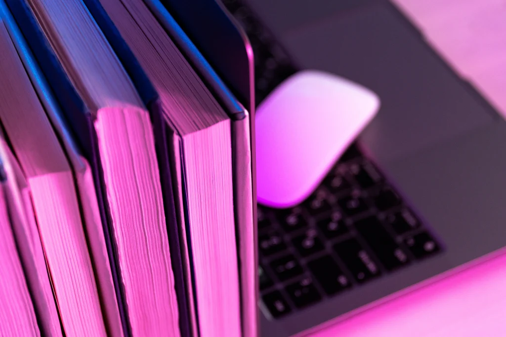 Open book representing tips for choosing the right book marketing services.